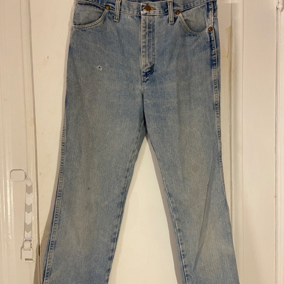 Vintage Wranglers cropped light wash - Picture 2 of 5
